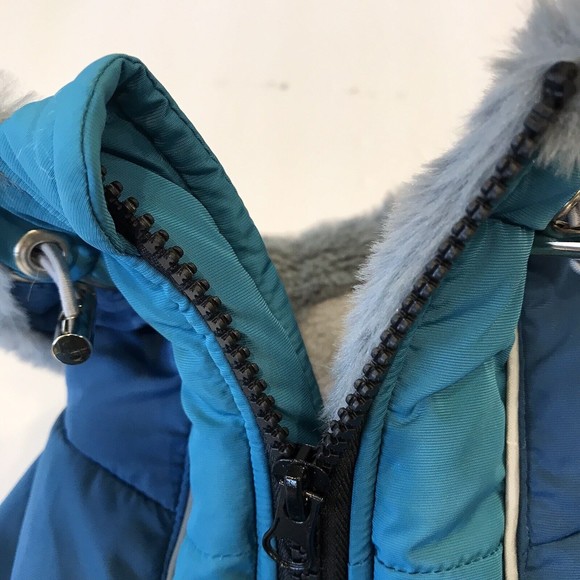 Dog Waterproof Jacket With Soft Padded Blanket Lining Size M. - Picture 6 of 13